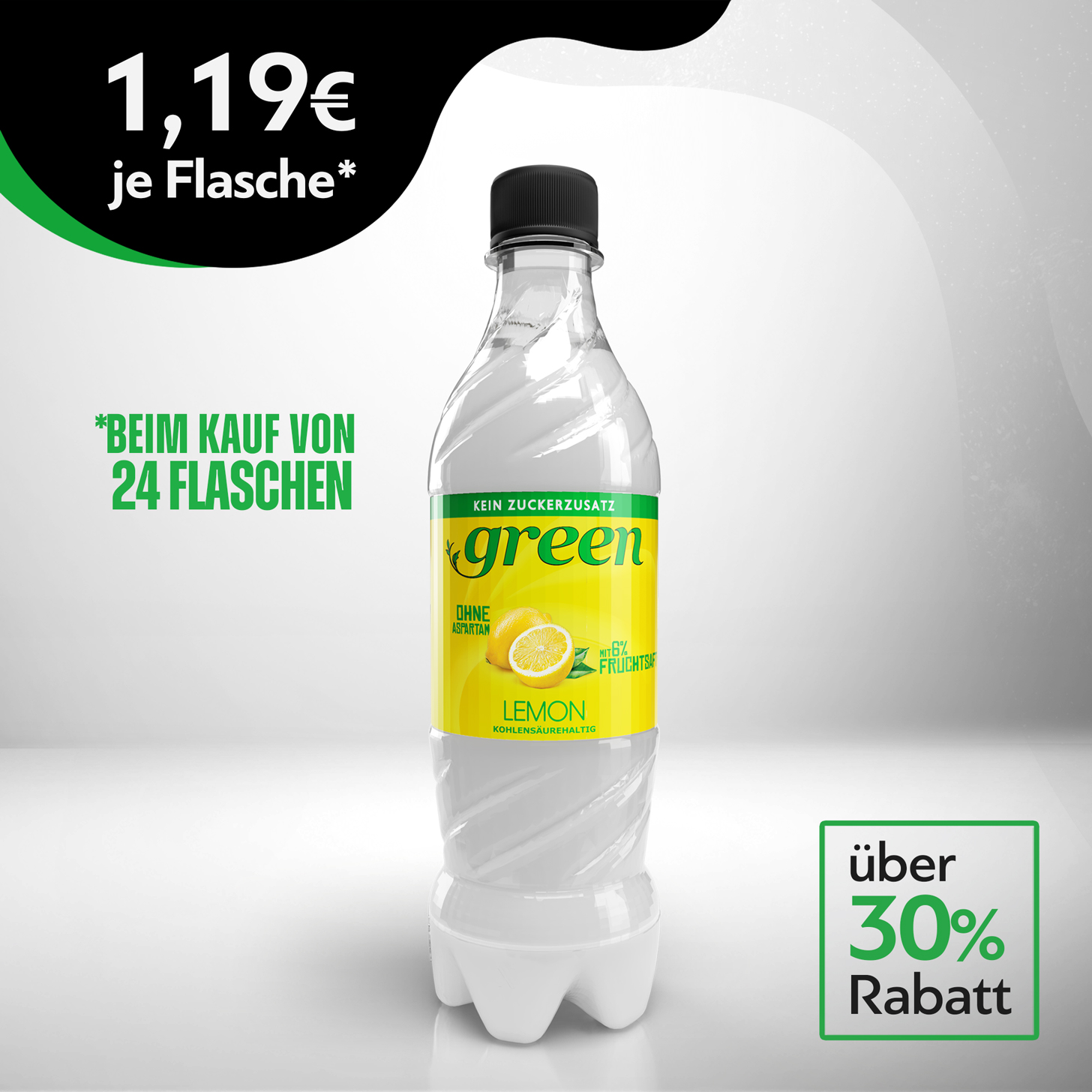 Green Lemon DPG 6 x 500ml Pet