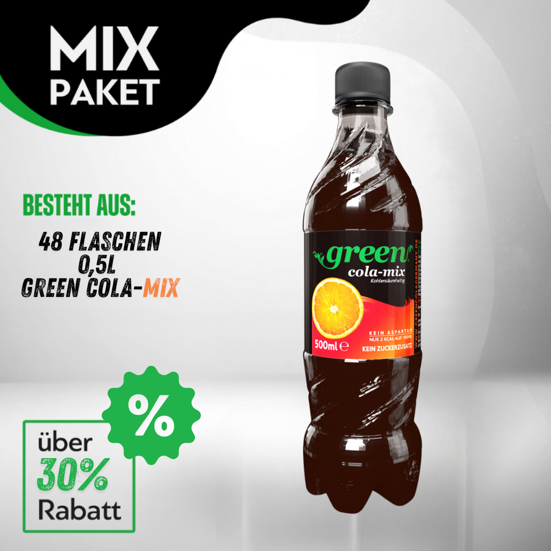 Green Cola-Mix Paket 11- 48 x 500ml 