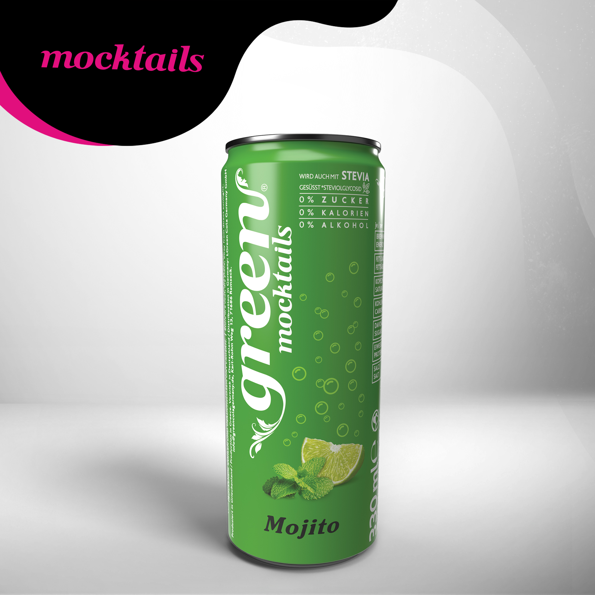 Green Mocktails Mojito 12 x 330ml Dosen