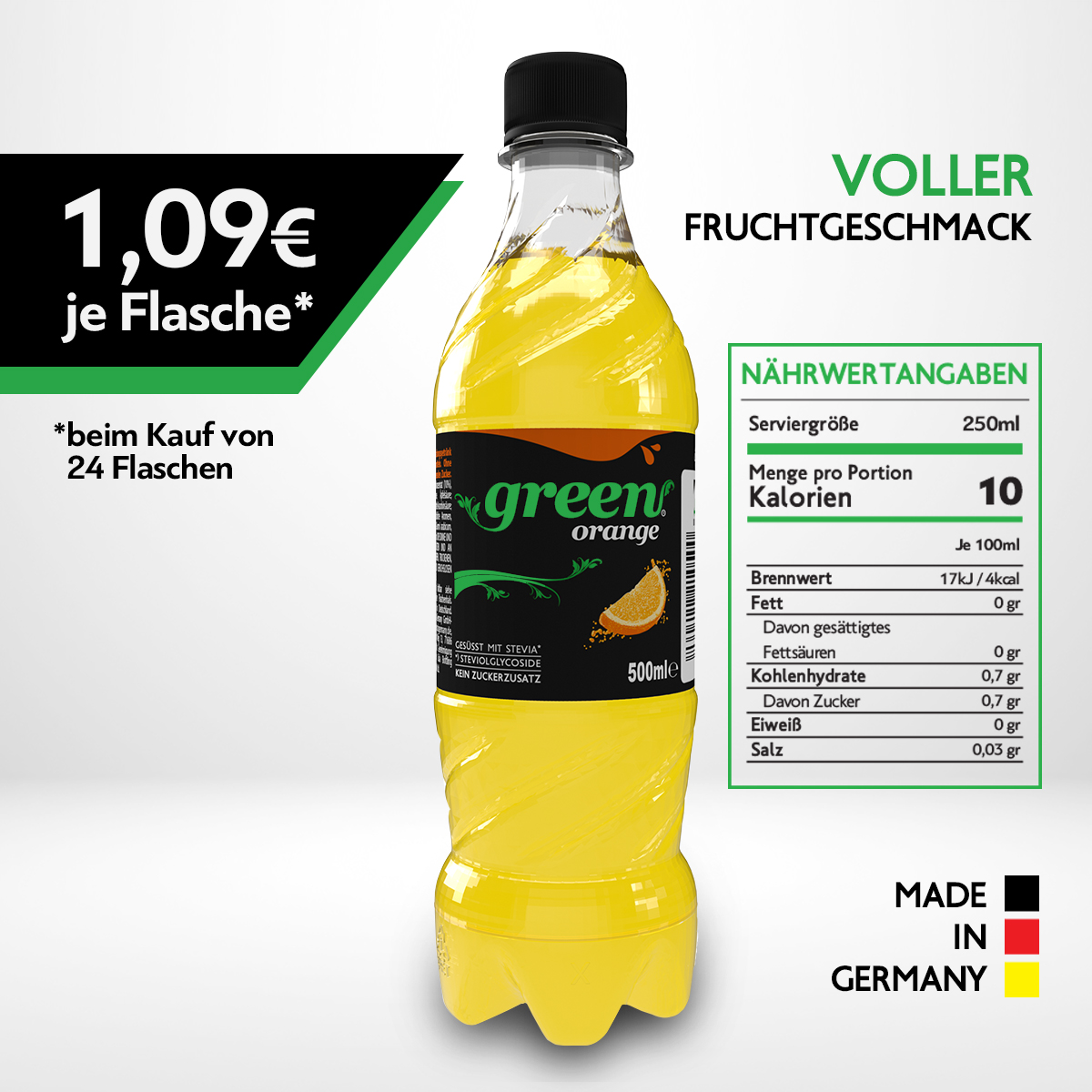 Green Orange DPG 6 x 500ml Pet