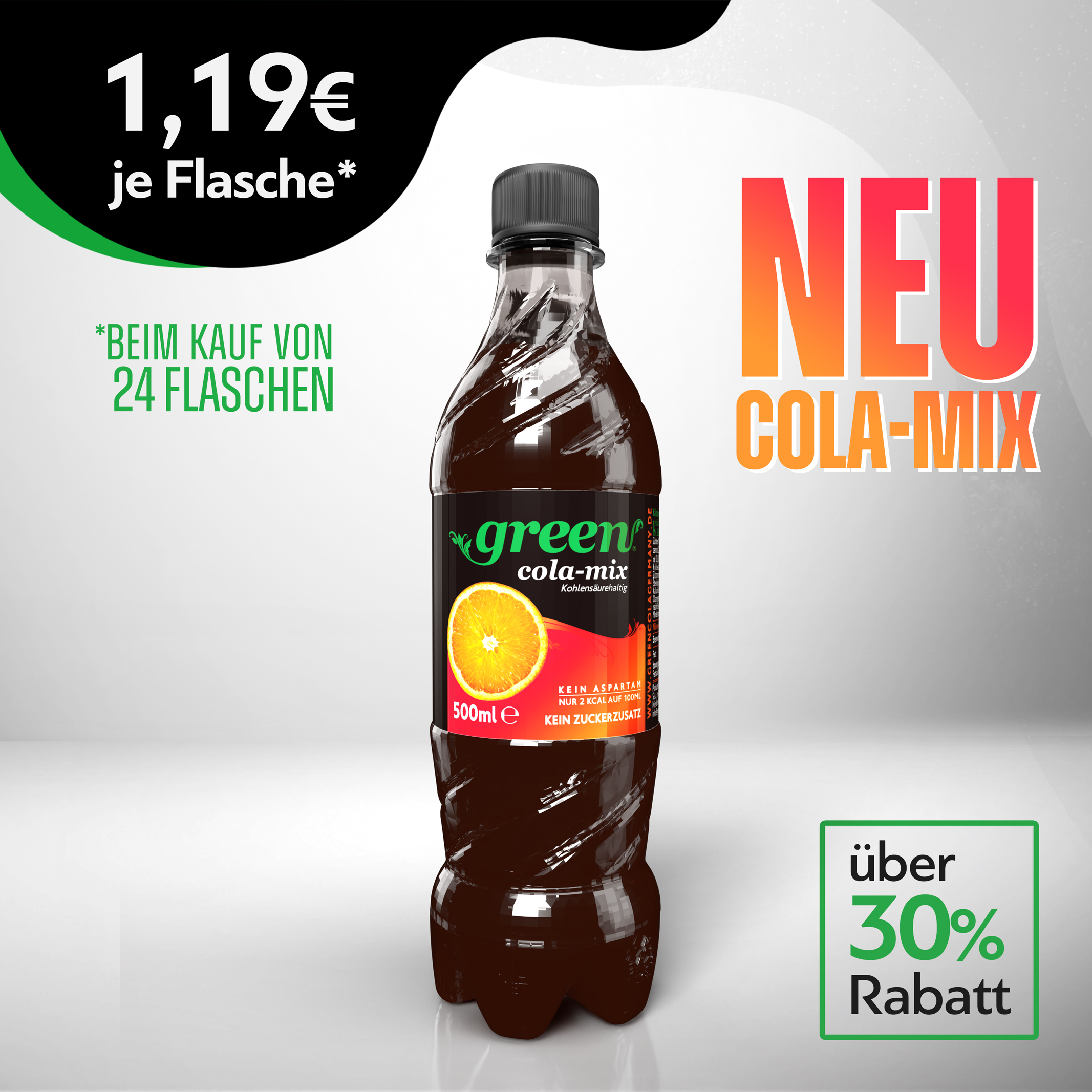 Green Cola-Mix DPG 6 x 500ml Pet