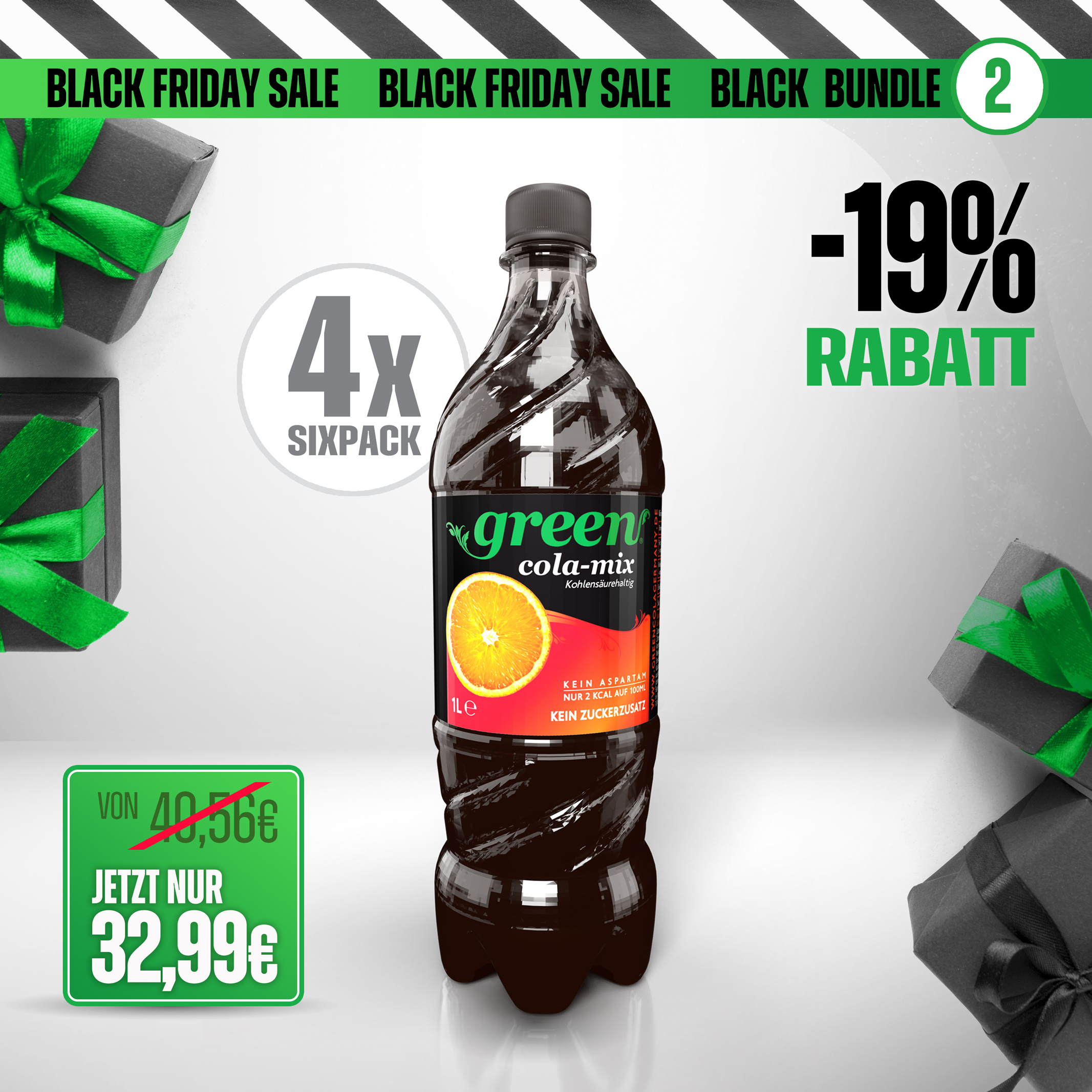 Black Mix Paket 02 // Cola-Mix (24 x 1L Pet) 