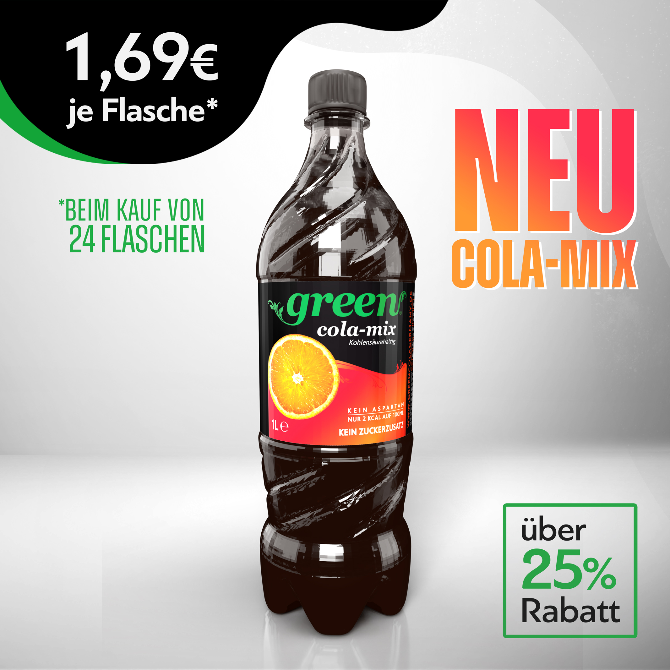 Green Cola-Mix DPG 6 x 1000ml Pet