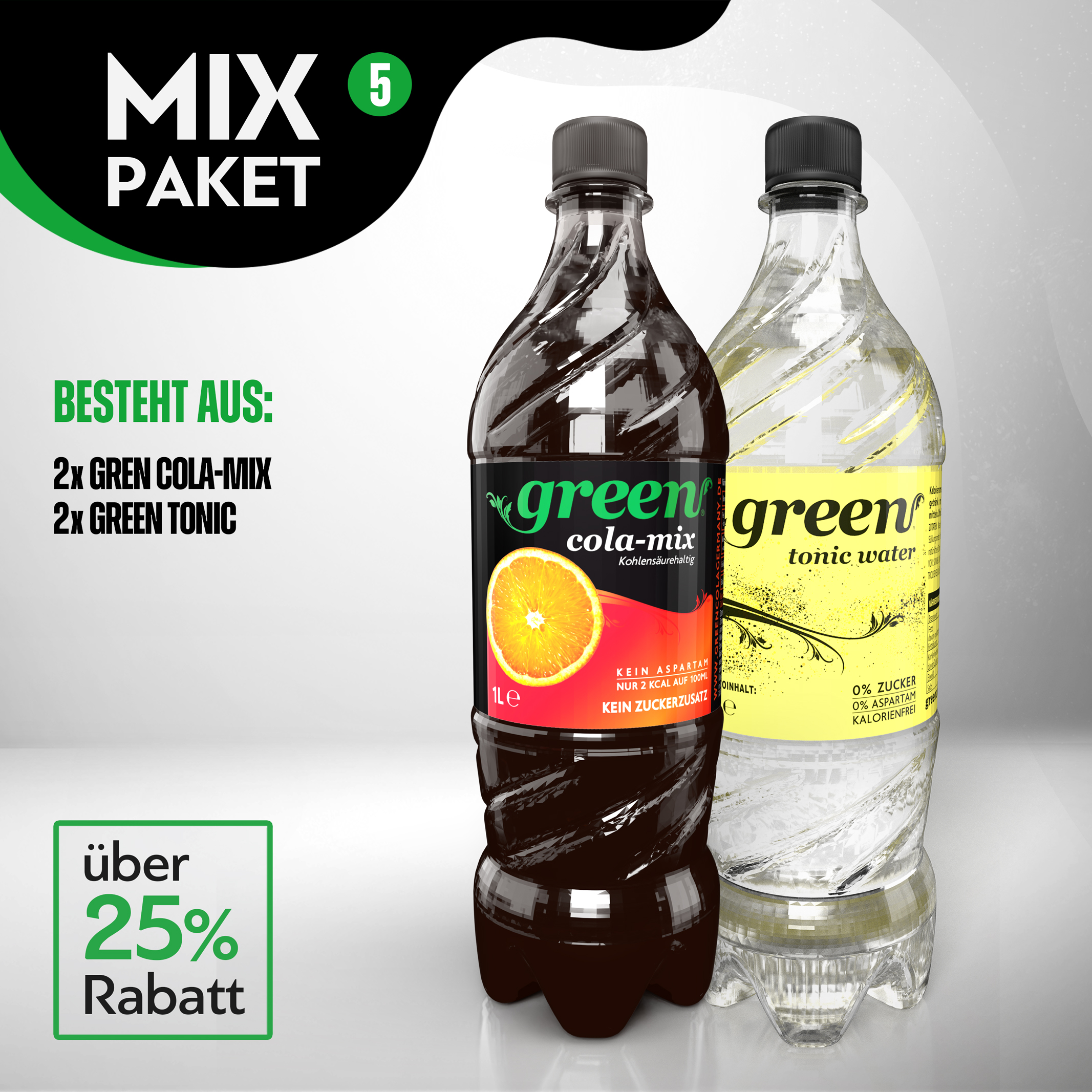 Green Cola-Mix Paket 05 - 24 x 1l Pet