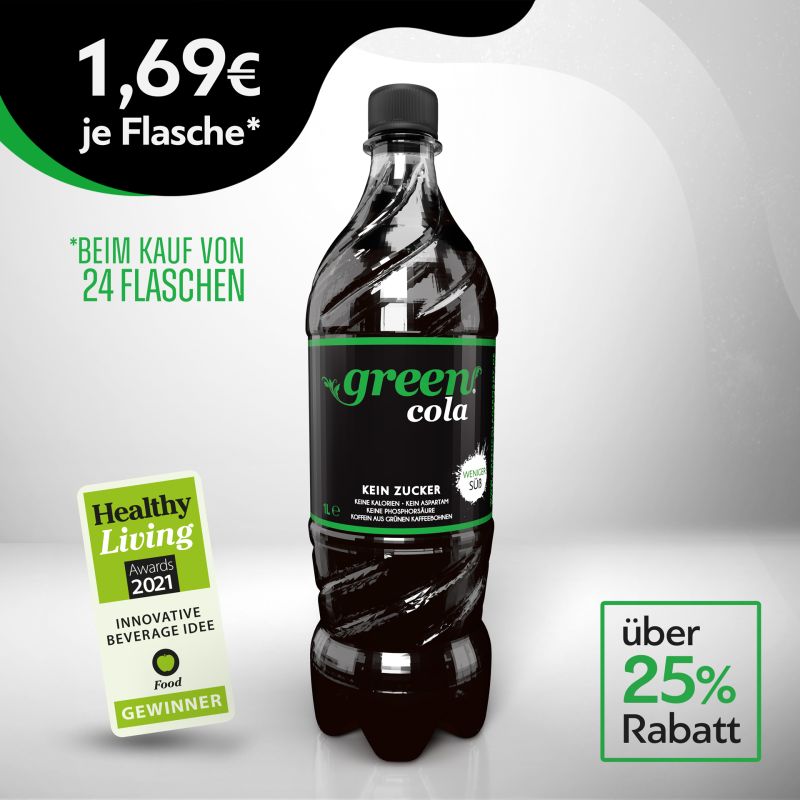 Green Cola Kategorieseite - Zuckerfrei, Ohne Aspartam, Ohne ...